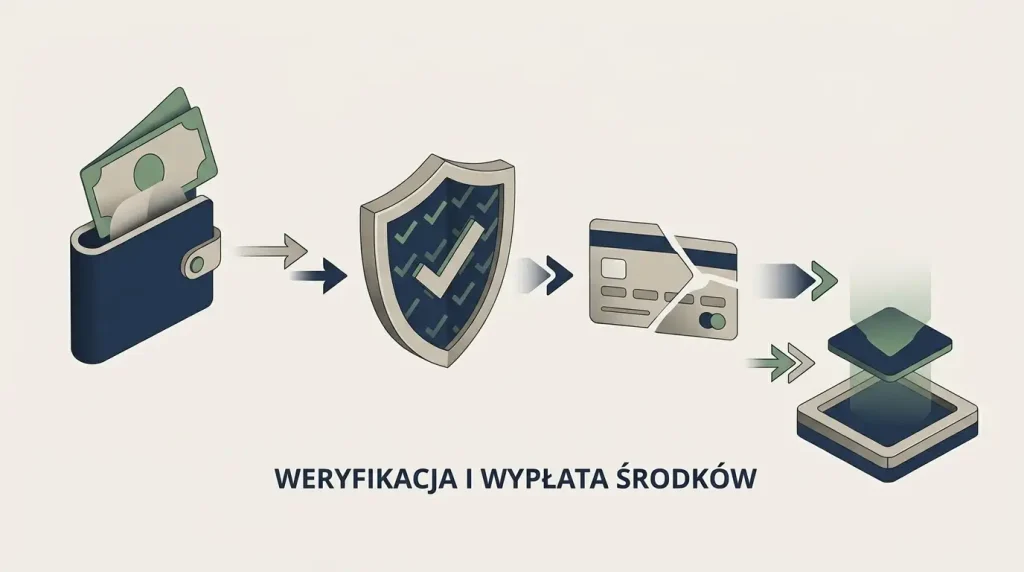 Proces wypłaty i weryfikacji konta